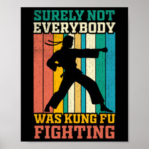Sicherlich kämpfte nicht jeder im Kung-Fu-Stil Vin Poster