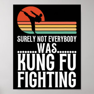 Sicherlich kämpfte nicht jeder lustig Kung Fu  Poster