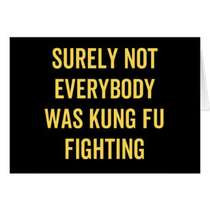 Sicherlich kämpften nicht alle gegen Kung Fu