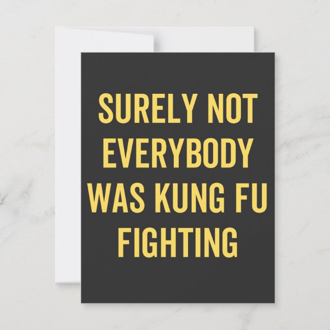 Sicherlich kämpften nicht alle gegen Kung Fu (Vorderseite)