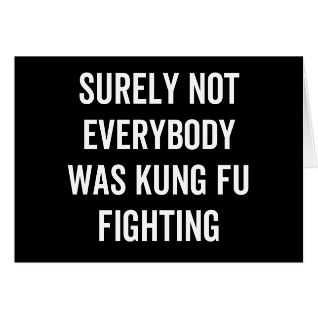 Sicherlich kämpften nicht alle gegen Kung Fu (Vorderseite (Horizontal))