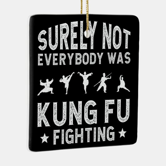Sicherlich kämpften nicht alle gegen Kung Fu Keramikornament (Rechts)