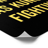 Sicherlich kämpften nicht alle gegen Kung Fu Poster (Ecke)