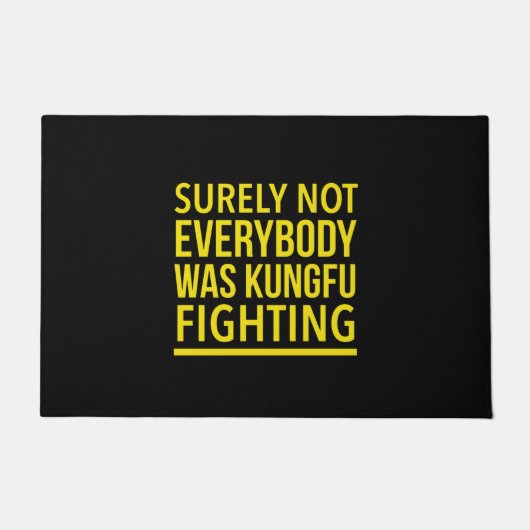 Sicherlich war nicht jeder Kungfu-Kämpfer. Fußmatte (Vorderseite)