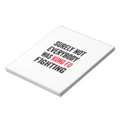 Sicherlich waren nicht alle Kung-Fu-Kämpfer Notizblock (Rotiert)