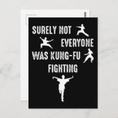 Sicherlich waren nicht alle Kung-Fu-Kämpfer Postkarte (Vorne/Hinten)
