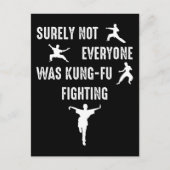Sicherlich waren nicht alle Kung-Fu-Kämpfer Postkarte (Vorderseite)
