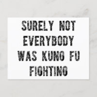 Sicherlich waren nicht alle kung fu und kämpfen