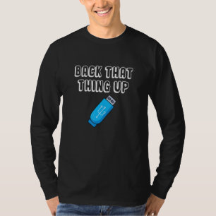 Sichern, dass das IT-Programmierer-Coder-Datenlauf T-Shirt