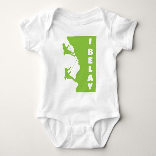 Sichern des Klettern-I Baby Strampler (Vorderseite)