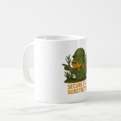Sichern Sie das Substrat - Funny Cichlid Militärfi Kaffeetasse (Vorderseite Links)