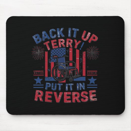 Sichern Sie die Terrage und setzen Sie sie in das Mousepad (Vorne)