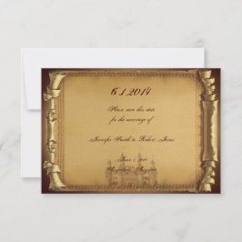 Sichern Sie einmal bei einer Hochzeit das Datum Save The Date