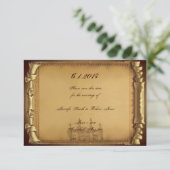 Sichern Sie einmal bei einer Hochzeit das Datum Save The Date (Stehend Vorderseite)