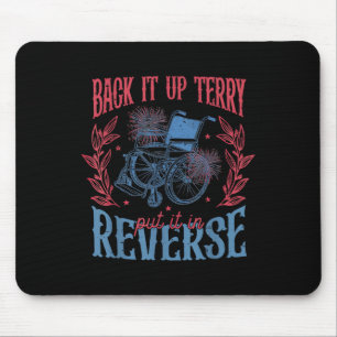 Sichern Sie es auf der Rückseite 4. Juli Mousepad