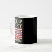 Sichern Sie es auf Terry setzen Sie es in umgekehr Kaffeetasse (Vorderseite Links)