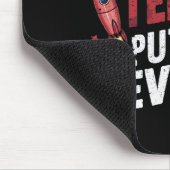 Sichern Sie es mit der Terrage in den umgekehrten Mousepad (Ecke)