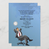 Sichern Sie Ihre Party Einladung für die Altersver (Vorne/Hinten)