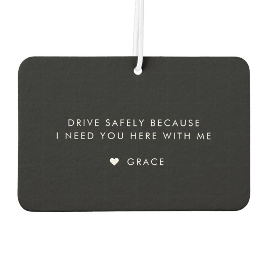 Sichern Sie sich benutzerdefinierte Nachricht mini Autolufterfrischer (Rückseite)