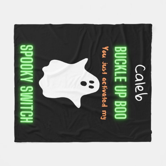 Sichern Sie sich, dass Sie gerade meinen Spooky-Sc Fleecedecke (Vorderseite (Horizontal))