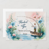 Sichern Sie sich für Hochzeit beim Angeln und spar Einladung (Vorne/Hinten)