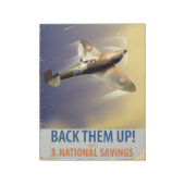 Sichern Sie sie! WW2-Poster Notizblock (Rotiert)