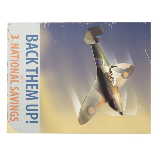 Sichern Sie sie! WW2-Poster Notizblock (Vorderseite)