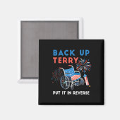 Sichern Sie Terry, setzen Sie es in umgekehrte Fir Magnet (Vorderseite/Rückseite)
