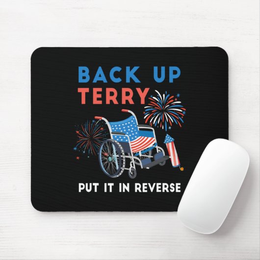 Sichern Sie Terry, setzen Sie es in umgekehrte Fir Mousepad (Mit Mouse)