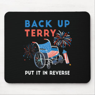 Sichern Sie Terry, setzen Sie es in umgekehrte Fir Mousepad