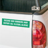 SICHERN SIE UNSERE GRENZEN ANDDEPORT ALLE ILLEGALE AUTOAUFKLEBER (Auf Lkw)