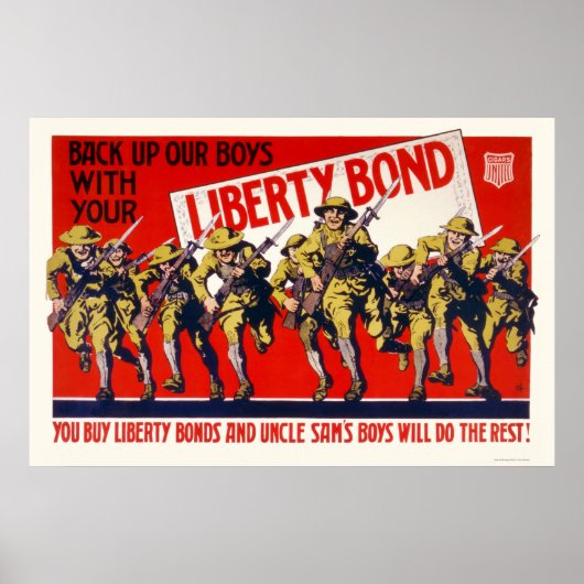 Sichern Sie unsere Jungs mit Ihrem Liberty Bond Poster (Vorne)