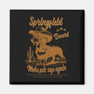 Sichern von Haustieren Cowboy-Dackel Hunde-Abstimm Magnet