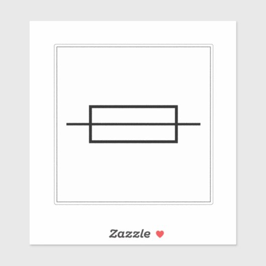 Sicherung Elektrisches Etikett (Blatt)