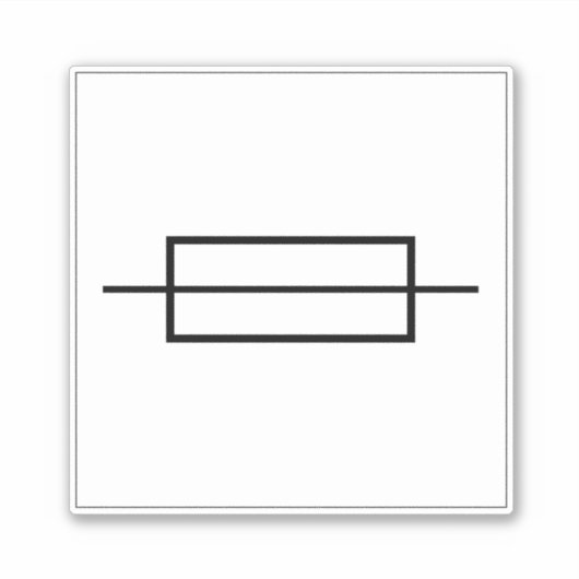 Sicherung Elektrisches Etikett (Vorderseite)