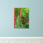 Sicherungen von Wax Palms Leinwanddruck (Insitu (Holzboden))