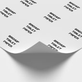 Sicherungs-Toilettenpapier Funny Wrapping Paper Geschenkpapier (Ecke)