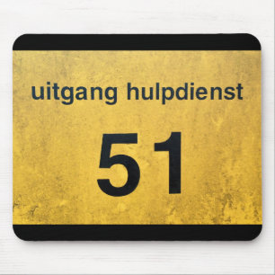 Sicherungsausgang Mousepad