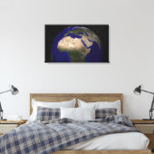 Sicht auf Afrika, Europa, den Nahen Osten und In Leinwanddruck (Insitu (Schlafzimmer))