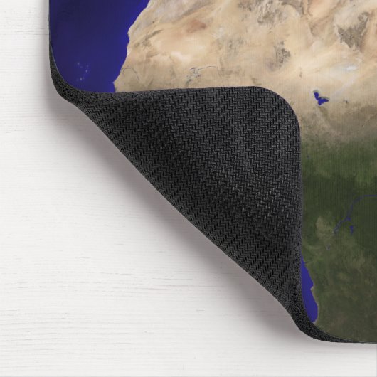 Sicht auf Afrika, Europa, den Nahen Osten und In Mousepad (Ecke)