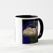 Sicht auf Afrika, Europa, den Nahen Osten und In Tasse (VorderseiteRechts)