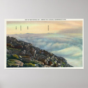 Sicht auf andere Adirondack-Berge oberhalb der Wol Poster