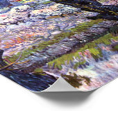 Sicht auf Arles, blühende Orchideen (1889) Van Gog Poster (Ecke)