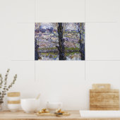 Sicht auf Arles, blühende Orchideen von van Gogh Poster (Küche)