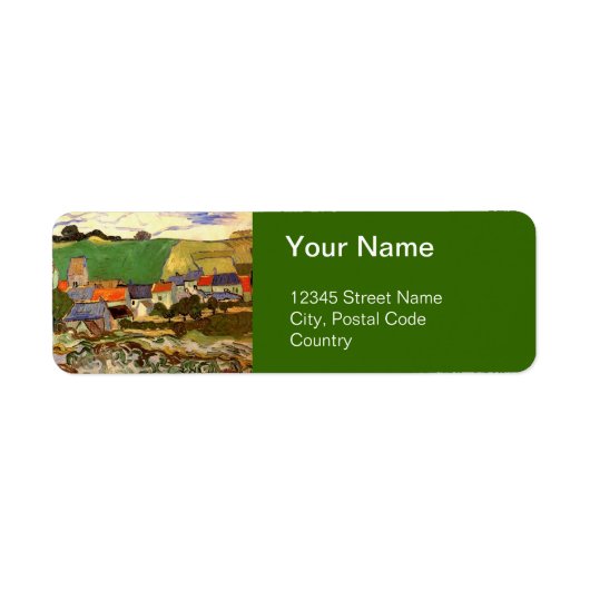 Sicht auf Auvers Vincent van Gogh. (Vorne)