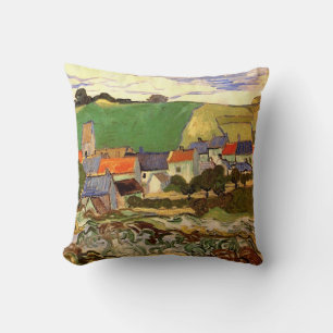 Sicht auf Auvers Vincent van Gogh. Kissen