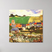 Sicht auf Auvers Vincent van Gogh. Leinwanddruck (Vorderseite)