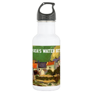 Sicht auf Auvers, Vincent van Gogh. Wasser für Per Trinkflasche