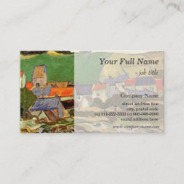 Sicht auf Auvers von Vincent van Gogh. Visitenkarte