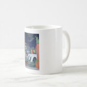 Sicht auf Basel und den Rhein, Ernst Ludwig Kirchn Kaffeetasse (VorderseiteRechts)